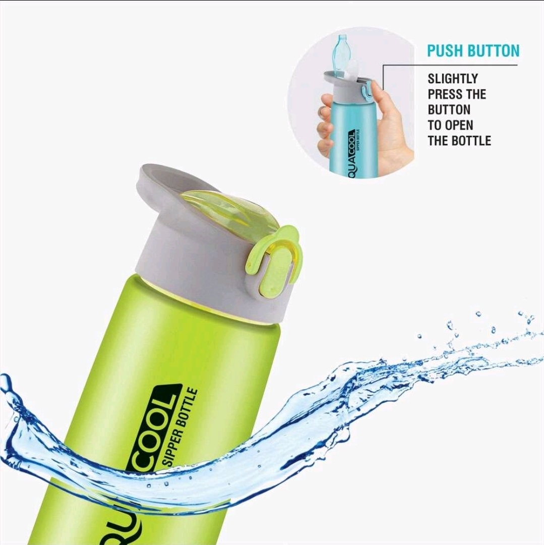 Plastic aqua water bottle for gym