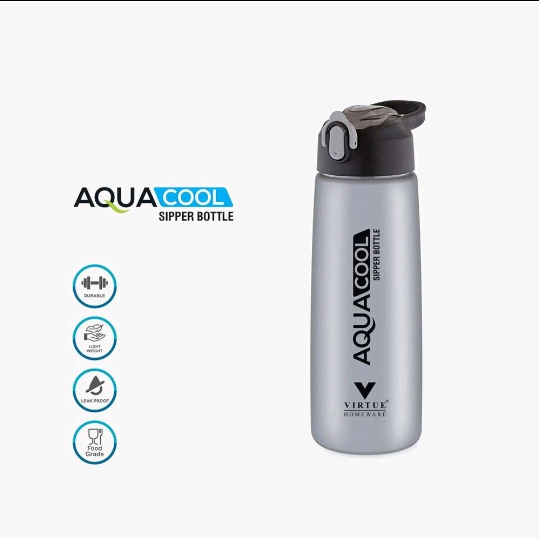 Plastic aqua water bottle for gym